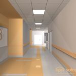 3p GINEKOLOGIA - Orange - korytarz - widok 2_