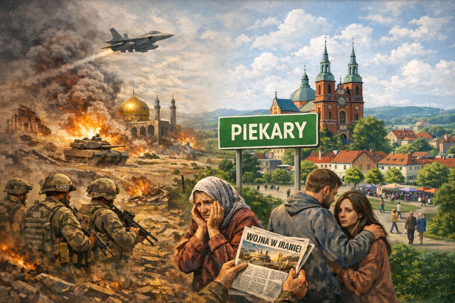 Wpływ wojny w Iranie na sytuacje w mieście